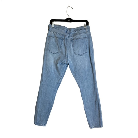Current/Elliott The Cropped Straight Jeans  Size 30 Light wash Blue - Picture 2 of 7